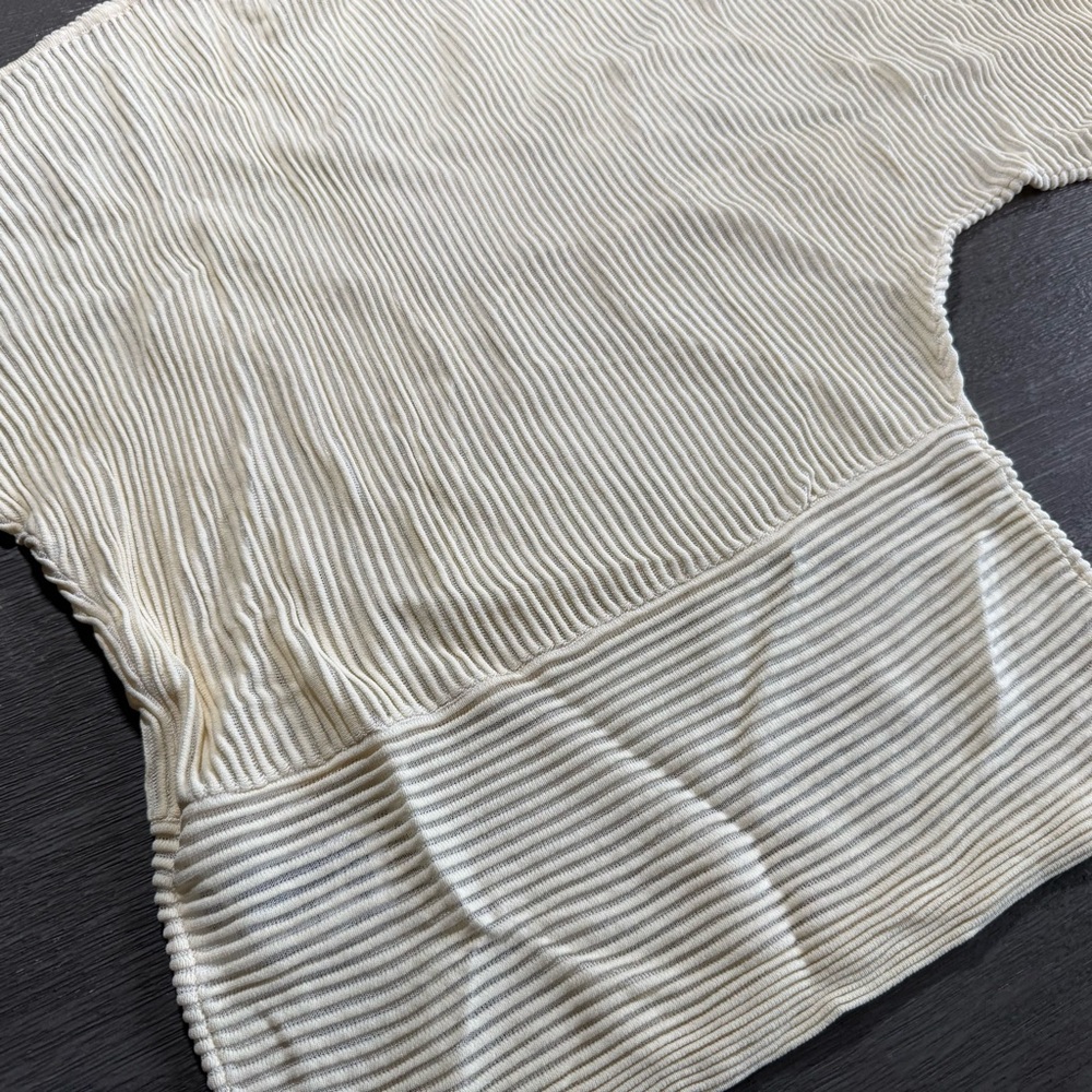NWT Reiss Angie Sheer Asymmetrical Long Sleeve Jumper S - Picture 6 of 13